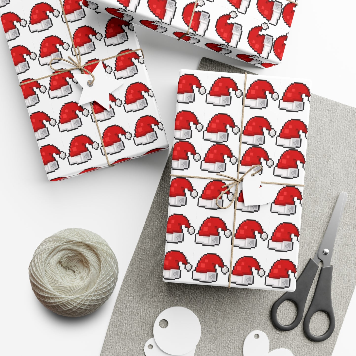 Gift Wrap Papers Gamer Santa