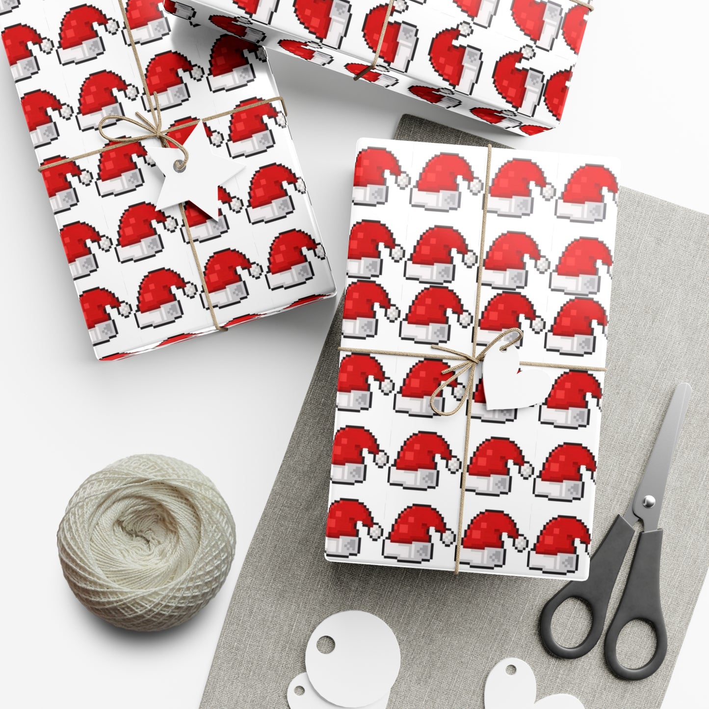 Gift Wrap Papers Gamer Santa