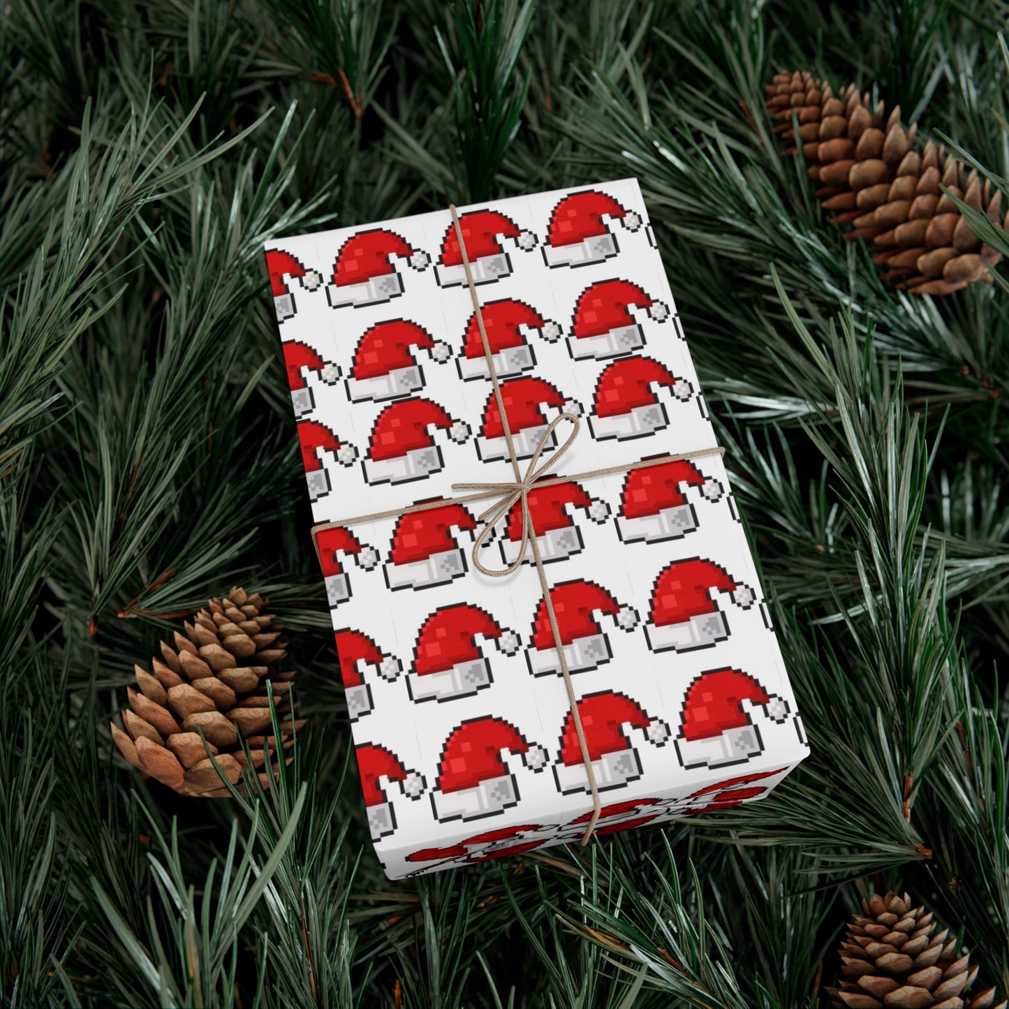 Gift Wrap Papers Gamer Santa